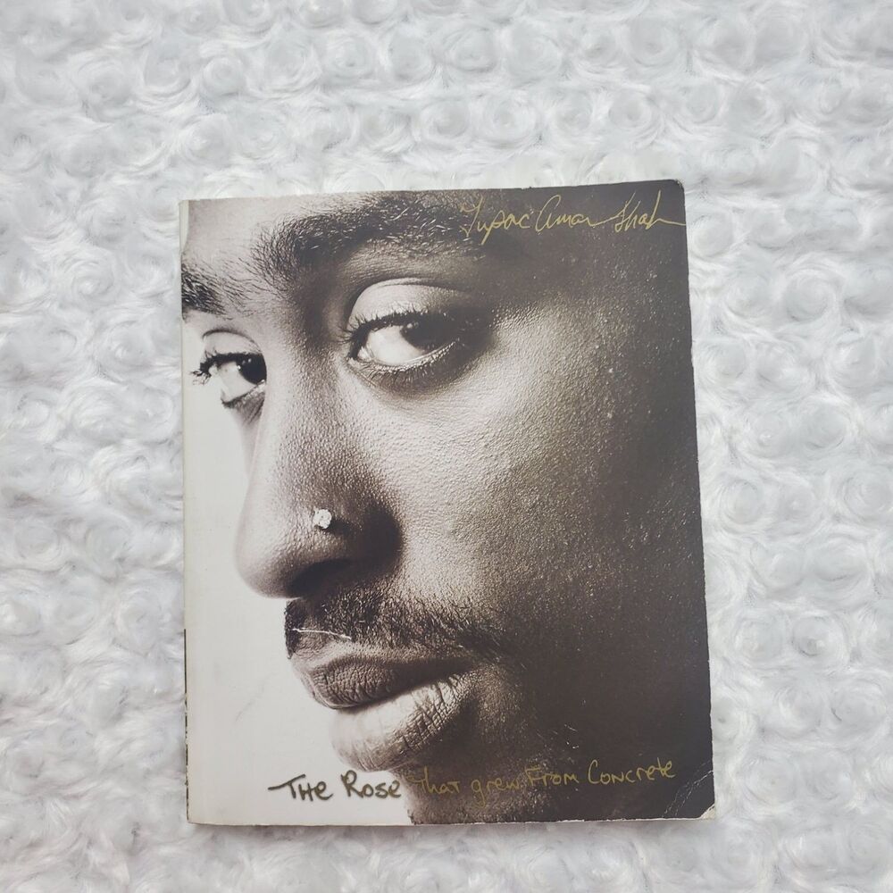 The Rose That Grew From Concrete by Tupac Shakur Paperback Poetry Book 2 Pac MTV